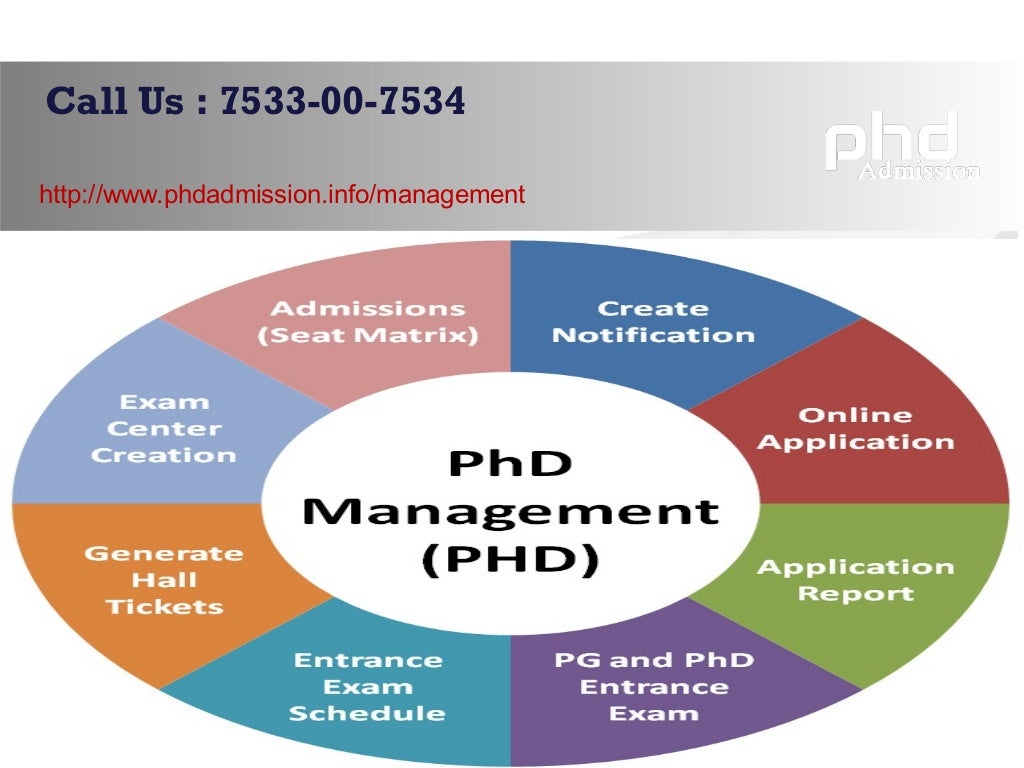 phd management india