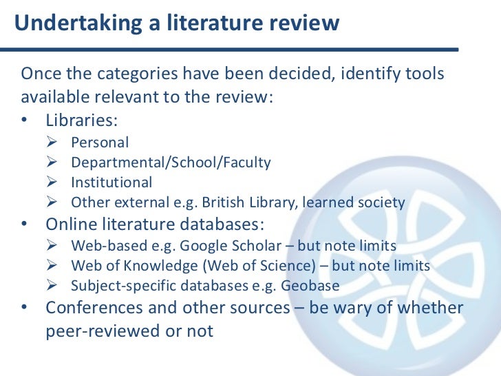 Phd literature review