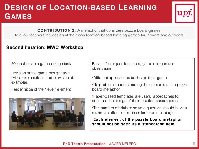 Dissertation games design