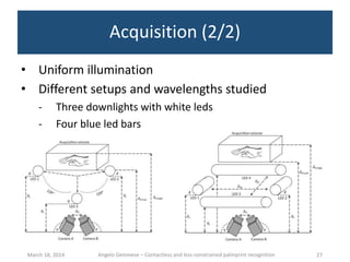 Contactless and less-constrained palmprint recognition - Ph.D ...