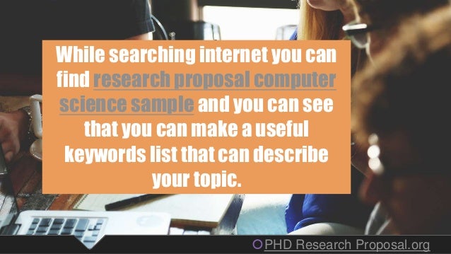 Writing phd research proposal computer science