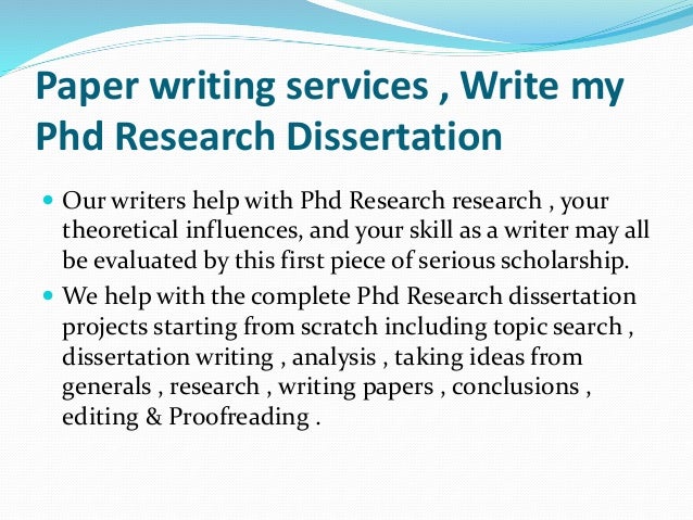 Phd dissertation help my