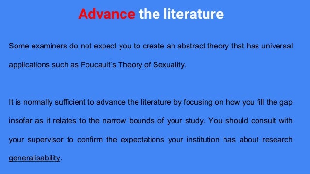 Contribution to knowledge in thesis picture