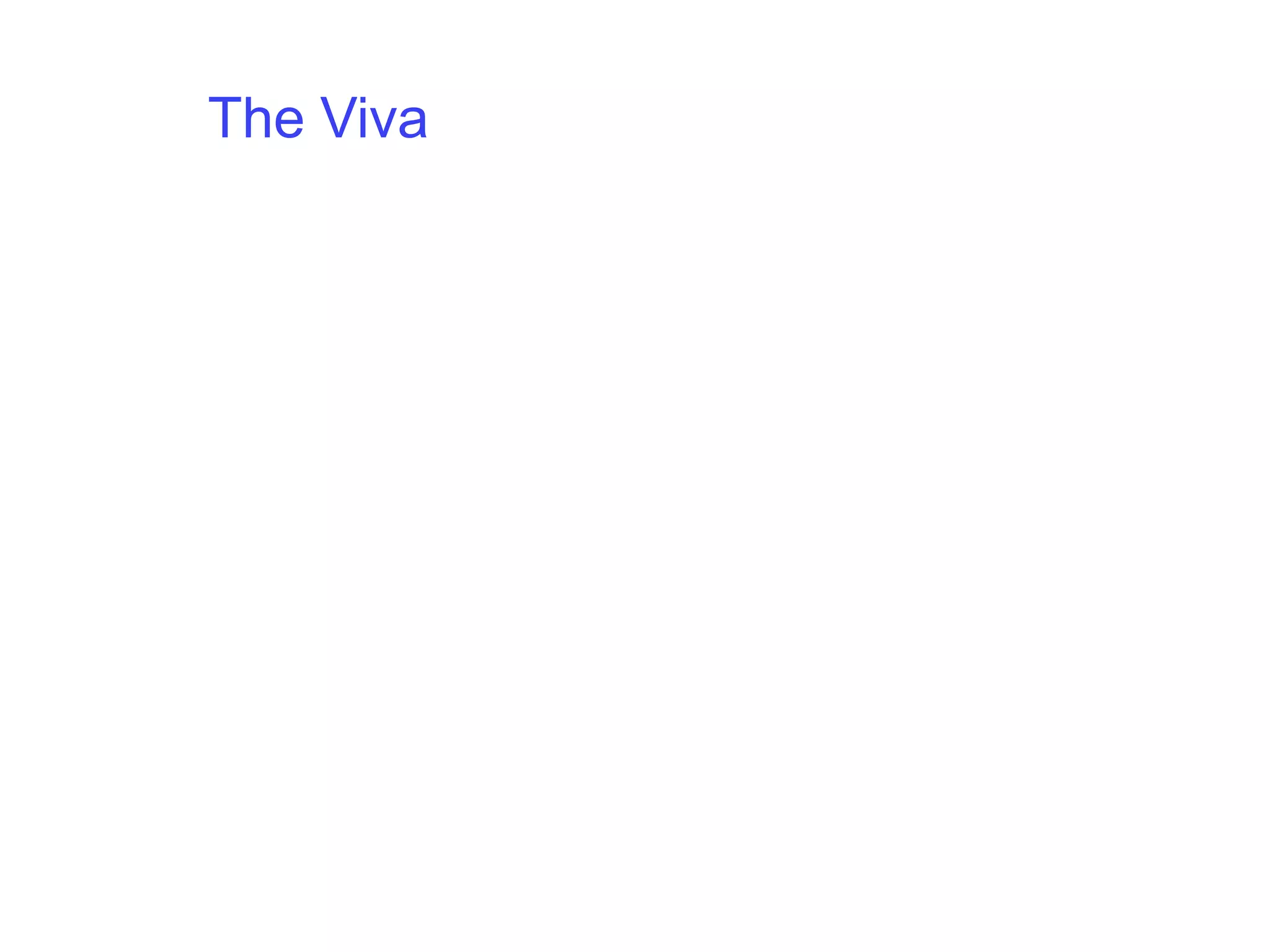 The Viva 