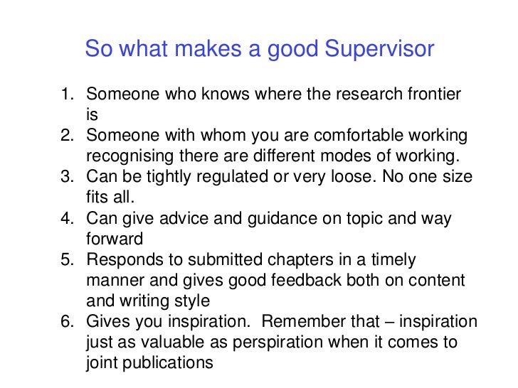 how to become a supervisor