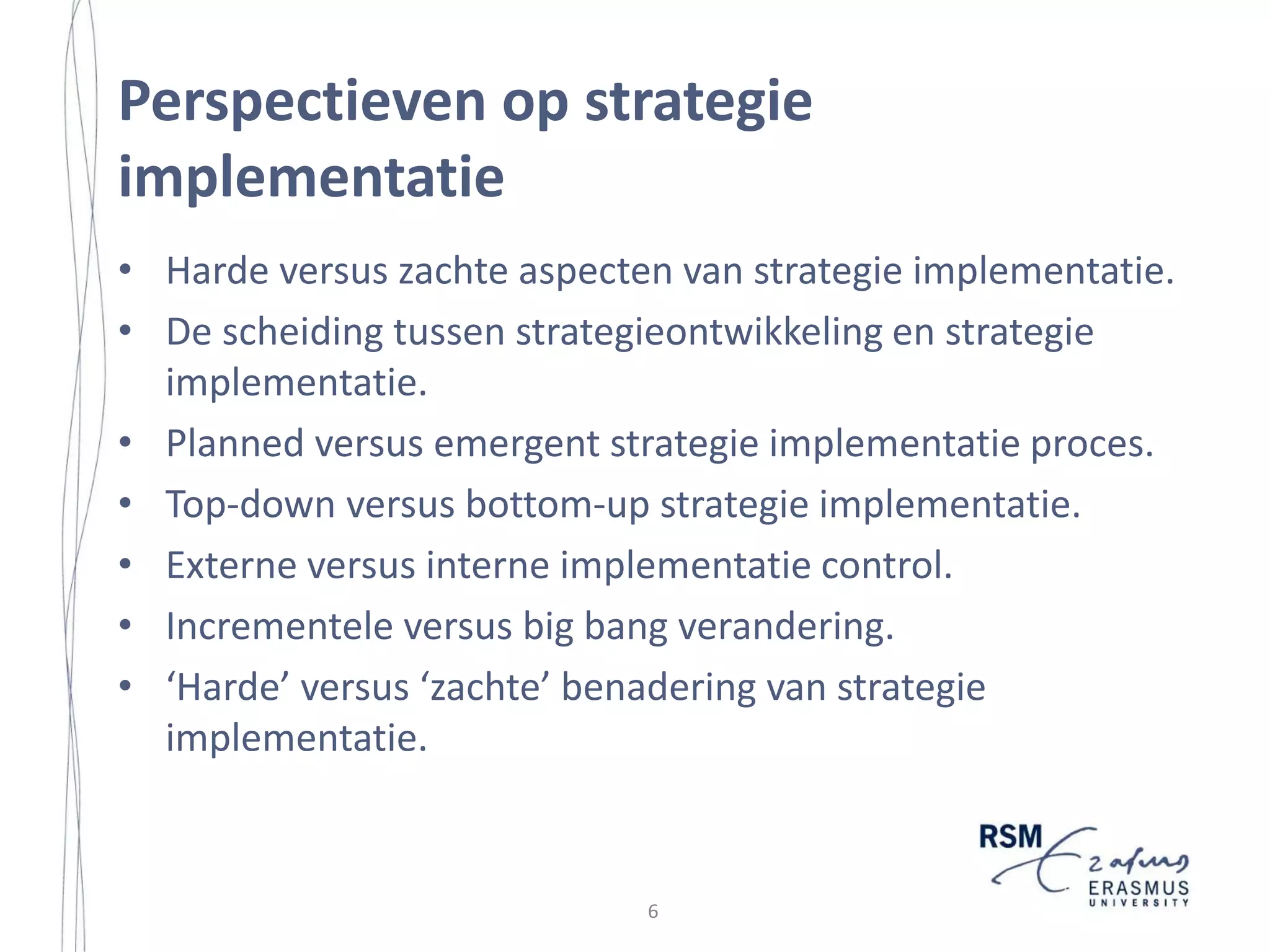 There is nothing more difficult to take in hand, more perilous to
conduct, or more uncertain in its success, than to take the lead in the
introduction of a new order of things, because the innovator has for
enemies all those who have done well under the old conditions, and
lukewarm defenders in those who may do well under the new.
(Machiavelli, 1512)

5

 