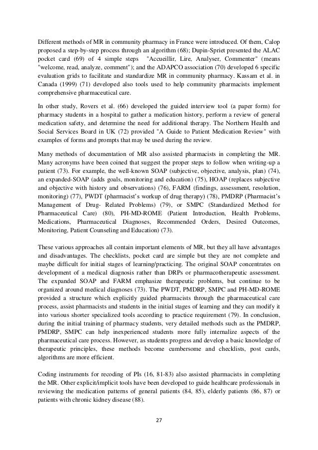 Proforma of phd thesis
