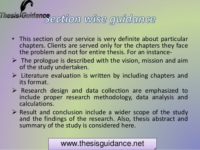 Thesis On Evaluation Of Guidance Services : Local Event