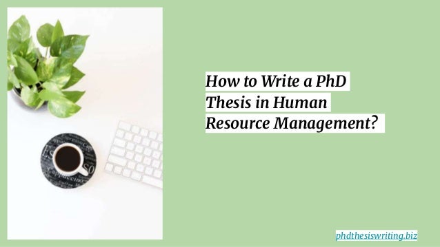 Phd thesis in hr