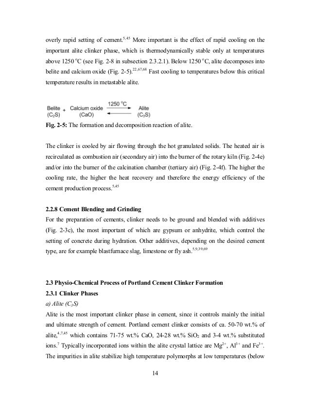 Phd thesis on cement
