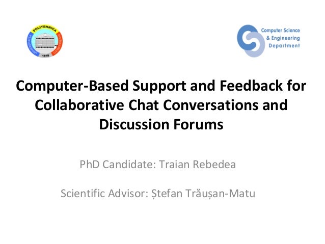 Phd thesis 0n feedback in e learning