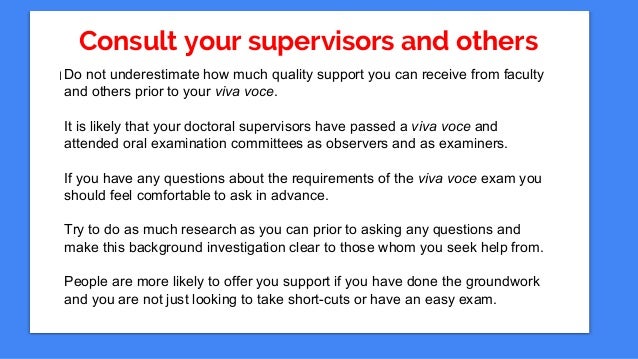Questions to ask dissertation supervisor
