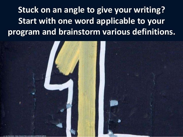 Writing phd programs