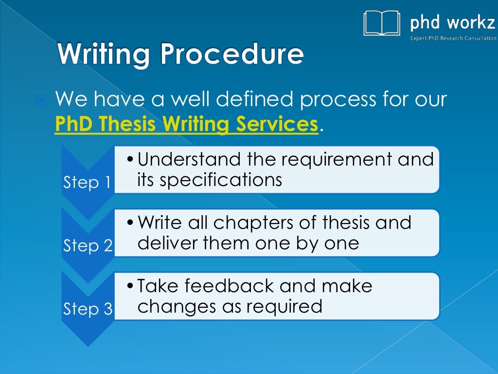 Thesis Writing Help - PHD Consultancy
