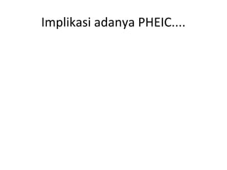 Implikasi adanya PHEIC....
 