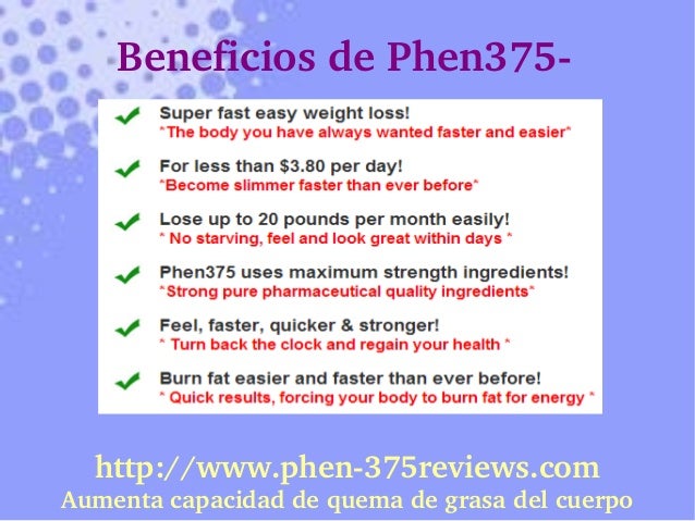 TABLETAS DE PHEN375 TABLETAS DE PHEN375