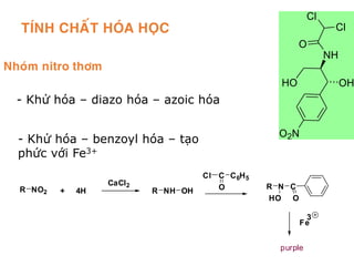 O Nh O2n Cl Kháng sinh Phenicol | PDF