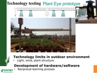 High throughput assessment of plant canopy in progress