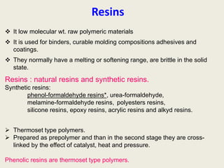 Phenolic Resin & Adhesives | PPTX