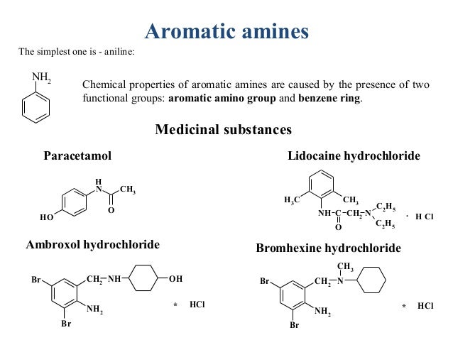 same paracetamol the aspirin as is amines and Phenols same paracetamol the aspirin as is amines and Phenols