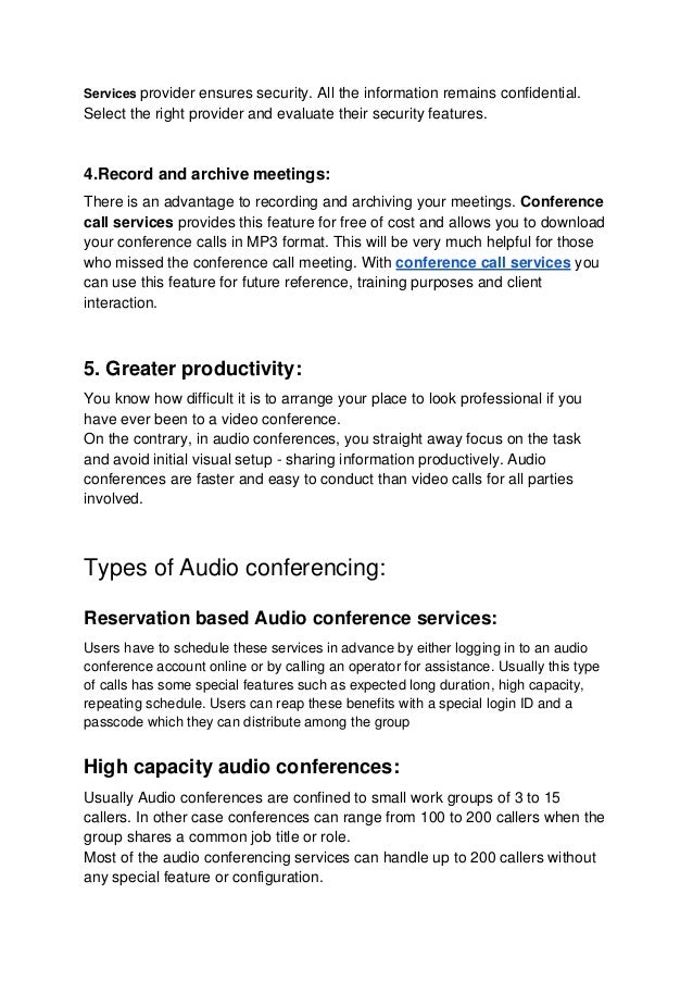 _phenomenal advantages and types of Audio conference (1).pdf