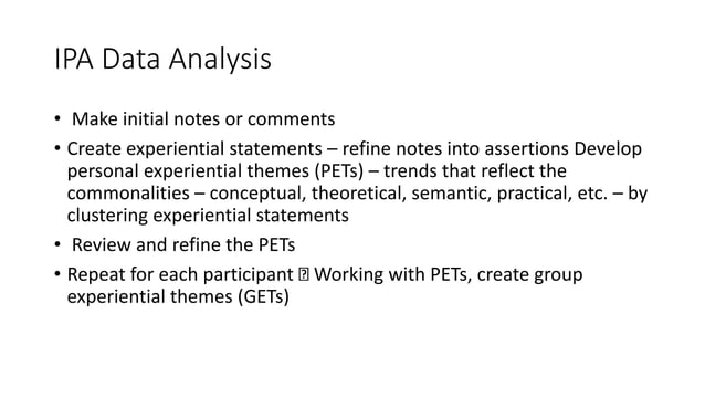 PHENOMENOLOGY DATA ANALYSIS visual data 6