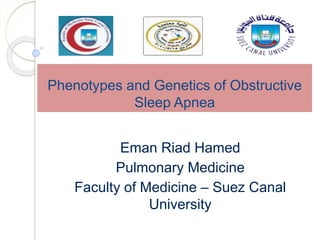 Phenotypes of OSA | PPTX