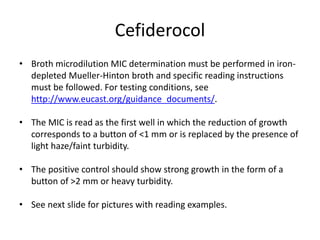 Phenotypic methods used in antimicrobial susceptibility testing