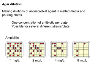 Phenotypic methods used in antimicrobial susceptibility testing