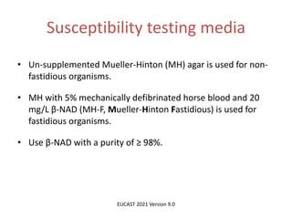 Phenotypic methods used in antimicrobial susceptibility testing