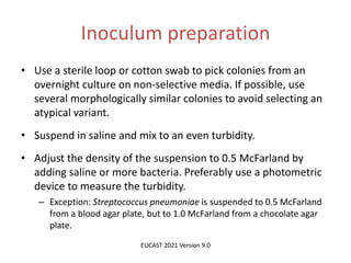 Phenotypic methods used in antimicrobial susceptibility testing