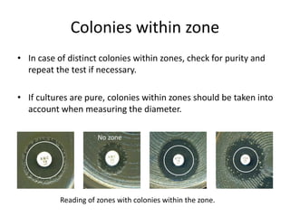 Phenotypic methods used in antimicrobial susceptibility testing