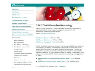Phenotypic methods used in antimicrobial susceptibility testing