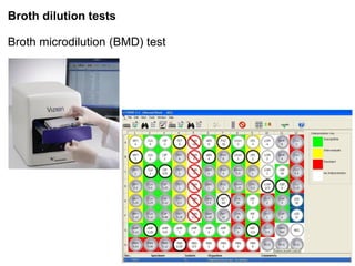 Phenotypic methods used in antimicrobial susceptibility testing