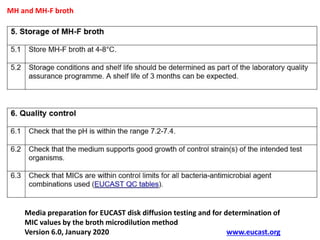 Phenotypic methods used in antimicrobial susceptibility testing