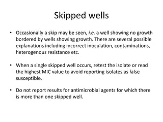 Phenotypic methods used in antimicrobial susceptibility testing