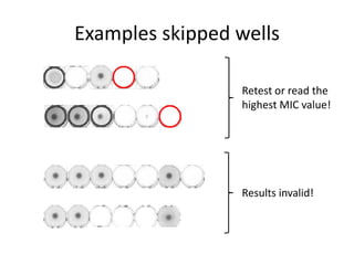Phenotypic methods used in antimicrobial susceptibility testing