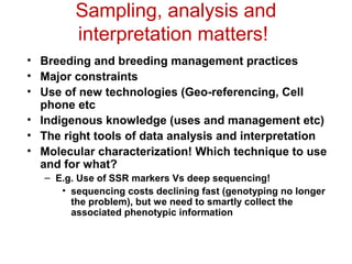 Biodiversity, resource base, animal breed level characterization, and utility of the information for goat genetic resources in Ethiopia