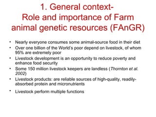 Biodiversity, resource base, animal breed level characterization, and utility of the information for goat genetic resources in Ethiopia