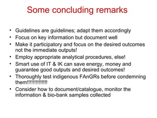 Biodiversity, resource base, animal breed level characterization, and utility of the information for goat genetic resources in Ethiopia