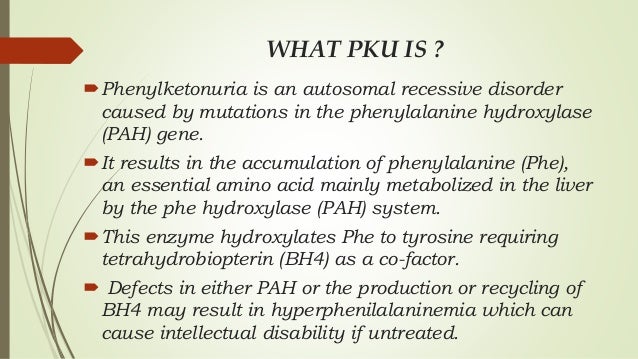 Phenylketonuria