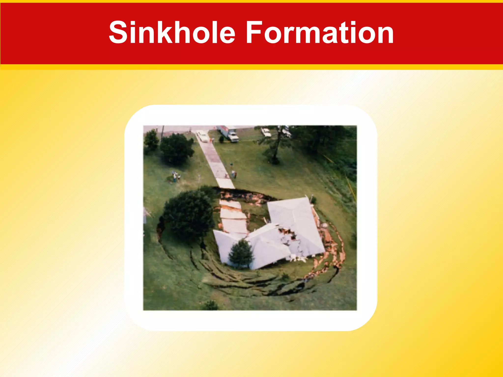 Sinkhole Formation 