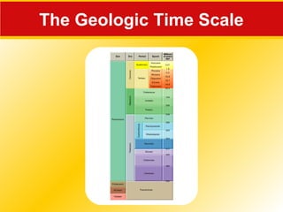 The Geologic Time Scale
 