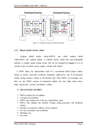 plug in hybrid electrical vehicals seminar report by MD NAWAZ | DOCX