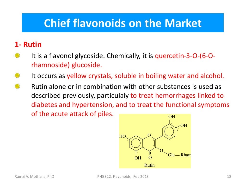 Flavonoid glycosides