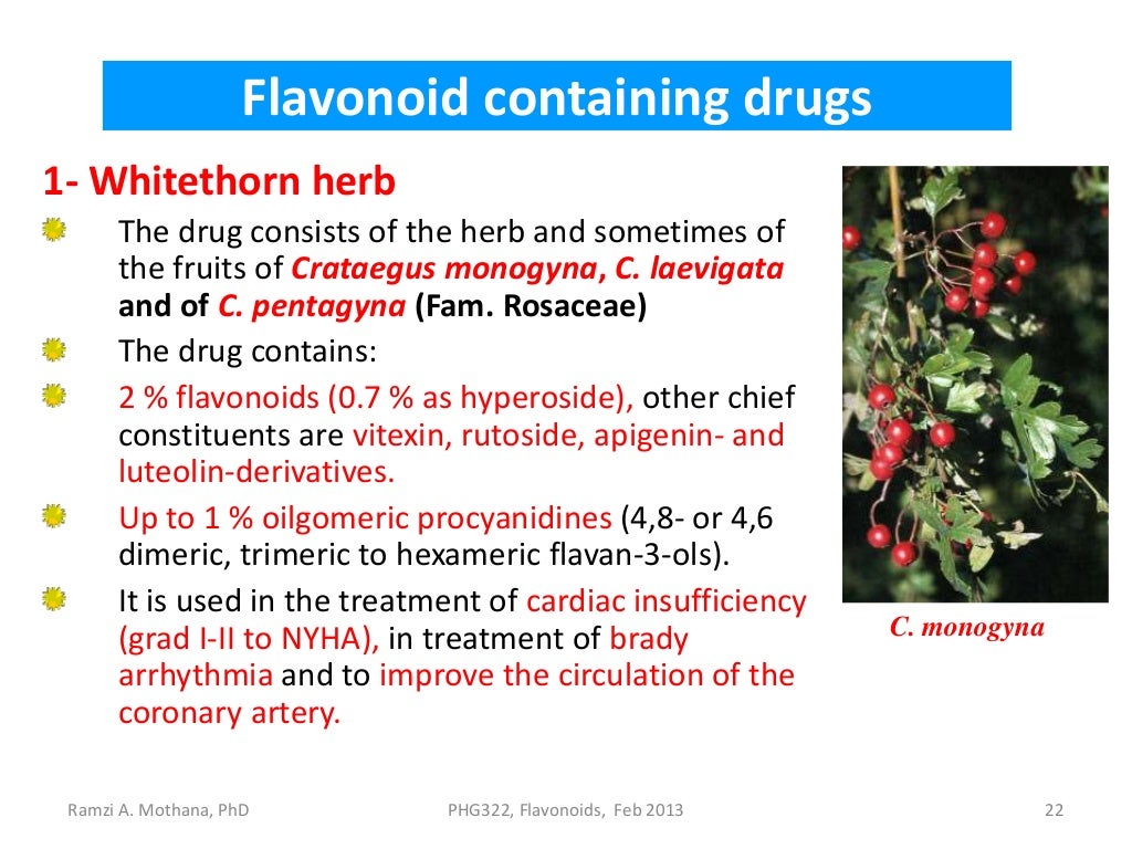 Flavonoid glycosides