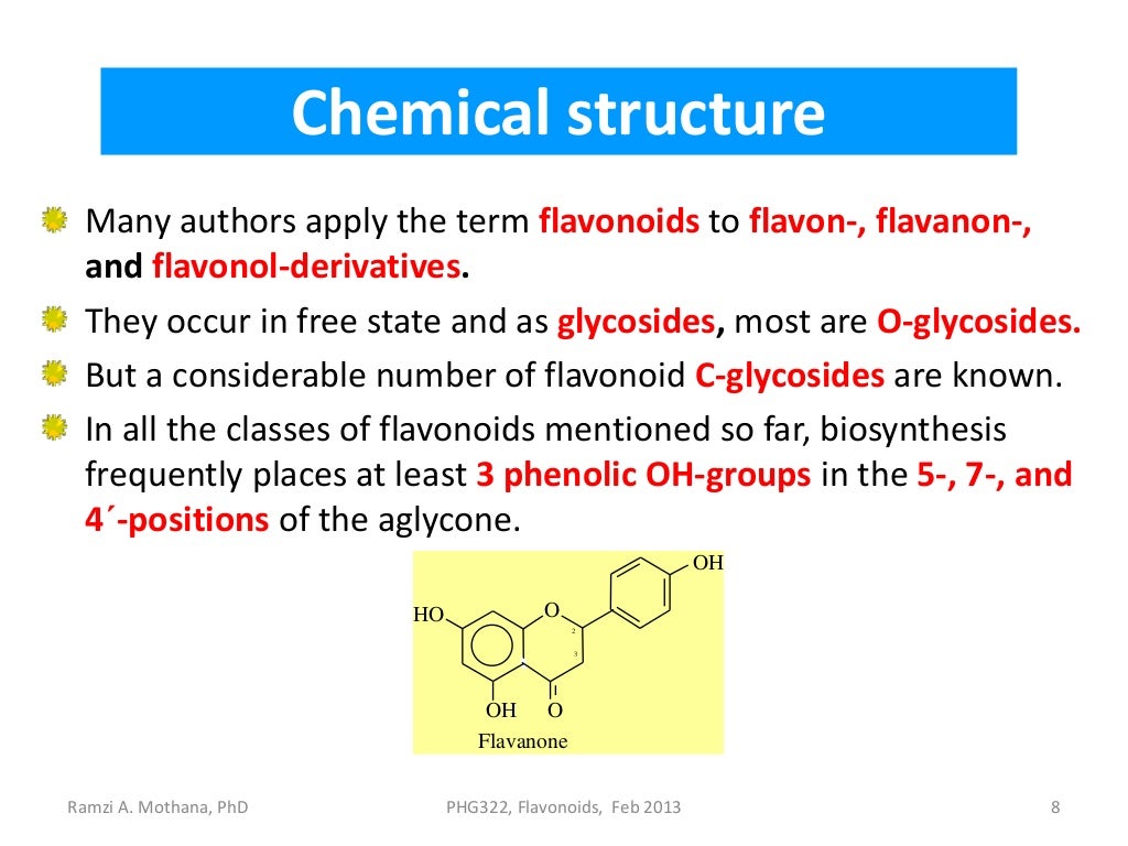 Flavonoid glycosides
