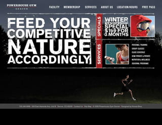 Powerhouse Gym Denver Materials