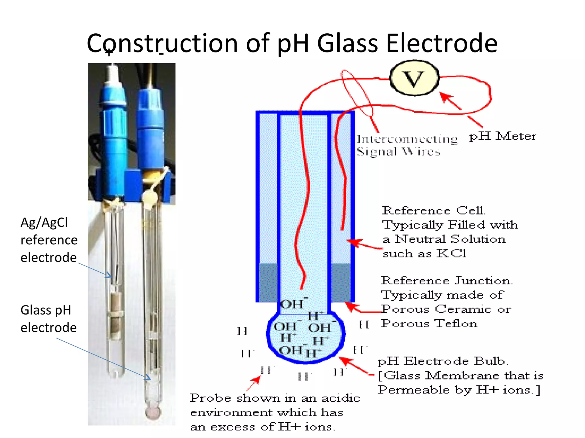 P h glass electrode PPT