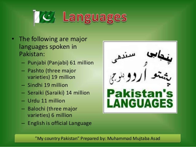 language of pakistan